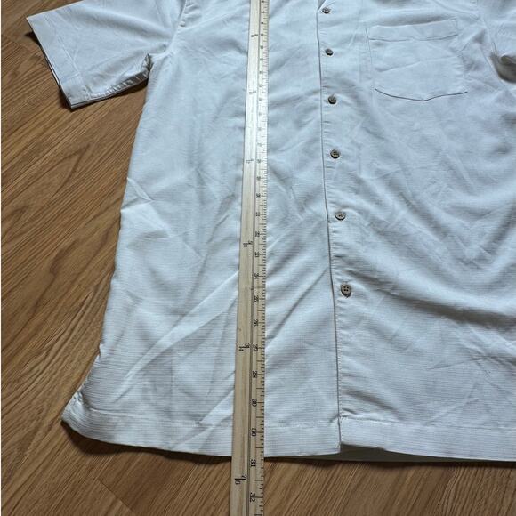 Mens Medium David Taylor Button Down Hawaiian Style - Picture 7 of 9